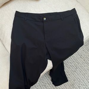 Lululemon ABC pants in black Size 38. Hemmed to 30 inch inseam